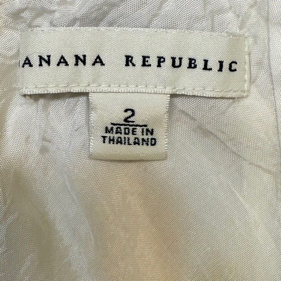 VTG Banana Republic Yellow and White Floral Skirt Y2K VTG Fairy - Picture 4 of 5